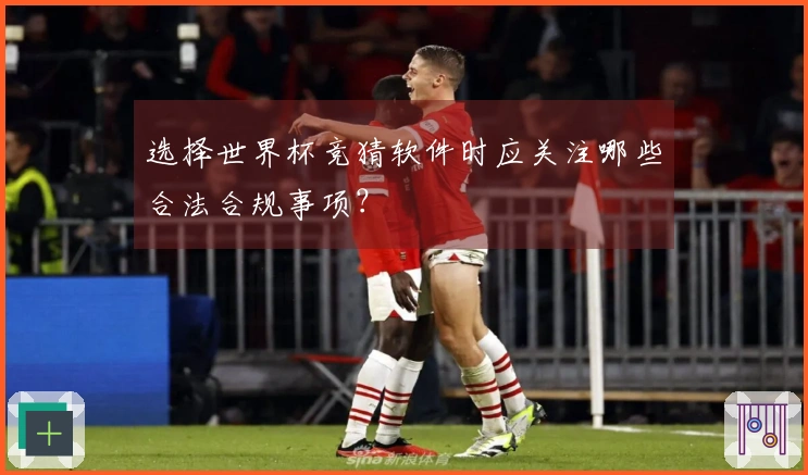 选择世界杯竞猜软件时应关注哪些合法合规事项？