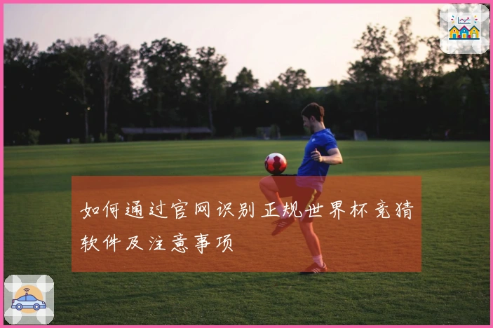 如何通过官网识别正规世界杯竞猜软件及注意事项